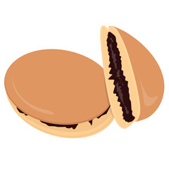 Dorayaki illustration