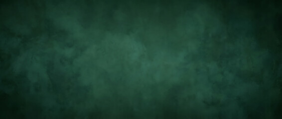Obraz premium Dark, moody teal green textured background with subtle smoky or cloudy patterns, atmospheric and deep