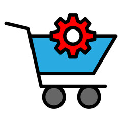 Procurement Vector Filled Icon Design