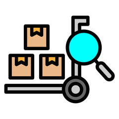 Sourcing Vector Filled Icon Design