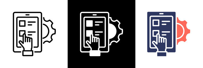 Process Control triple icon