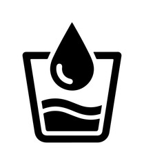 Water glass icon
