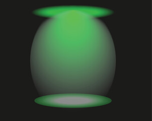 Light Flare Effect with Bright Energy Glow