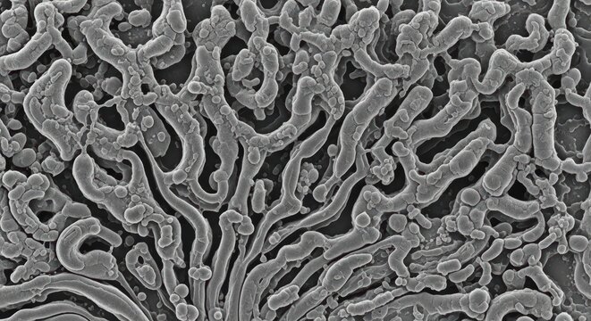 Scanning Electron Micrograph Of Renal Podocyte For The Concept Of Blood Filtration Efficiency