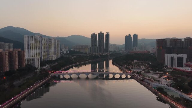 Bright Daylight Reflects Across Water Of Shing Mun River Dec 27 2025