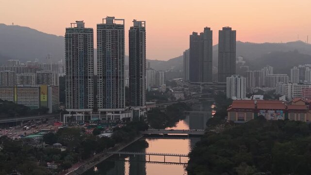 Bright Daylight Reflects Across Water Of Shing Mun River Dec 27 2025