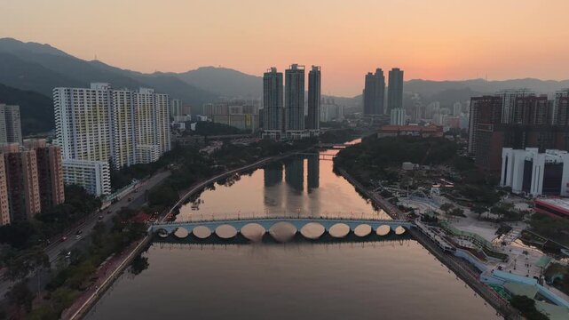 Bright Daylight Reflects Across Water Of Shing Mun River Dec 27 2025