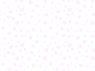 花のシームレスパターン　A-6'