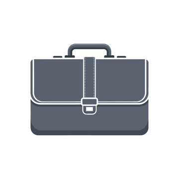 Business Briefcase &ndash; Minimal Flat Vector Illustration of Office Bag