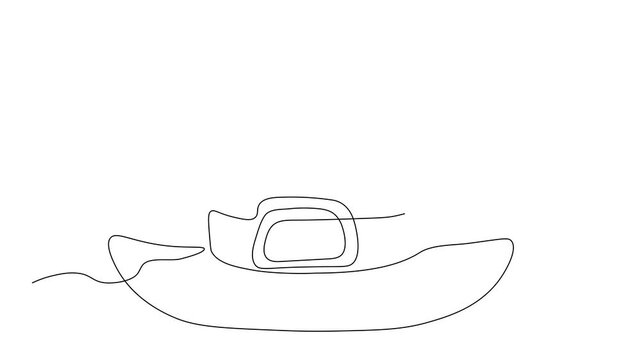 leprechaun's hat, St. Patrick's Day,  Self drawing animation one continuous line draw, logo on white background