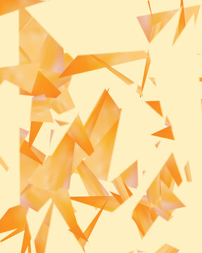 Abstract orange pastel wavy lines background with smooth fluid gradient shapes
