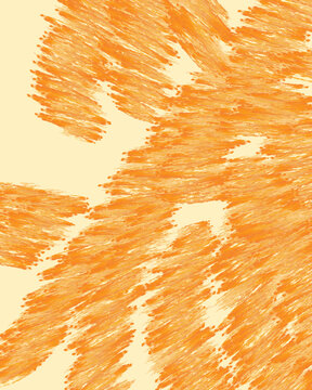 Abstract orange pastel wavy lines background with smooth fluid gradient shapes