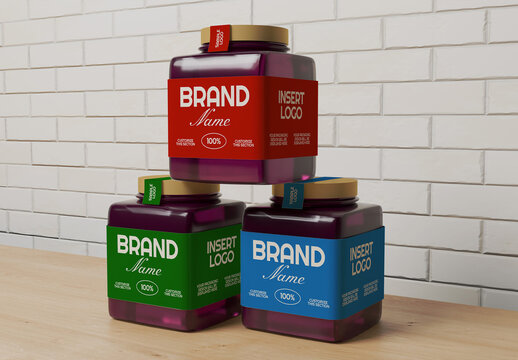 Jam Packaging Mockup