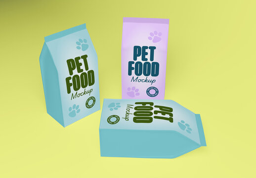 Animal Food Packaging Mockup