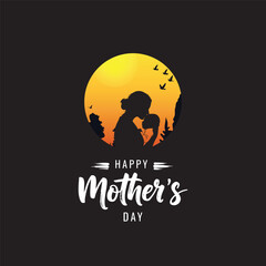 Fototapeta premium Celebrating the bond between mother and child on mother's day