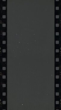 Vintage damaged old film strip effect