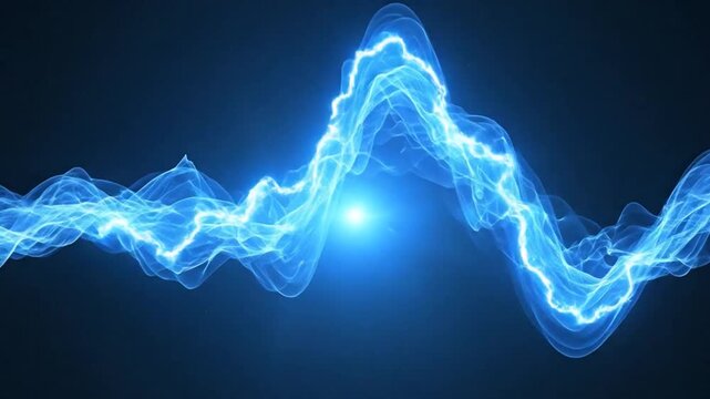 Abstract Blue Energy Wave Transition Loop 