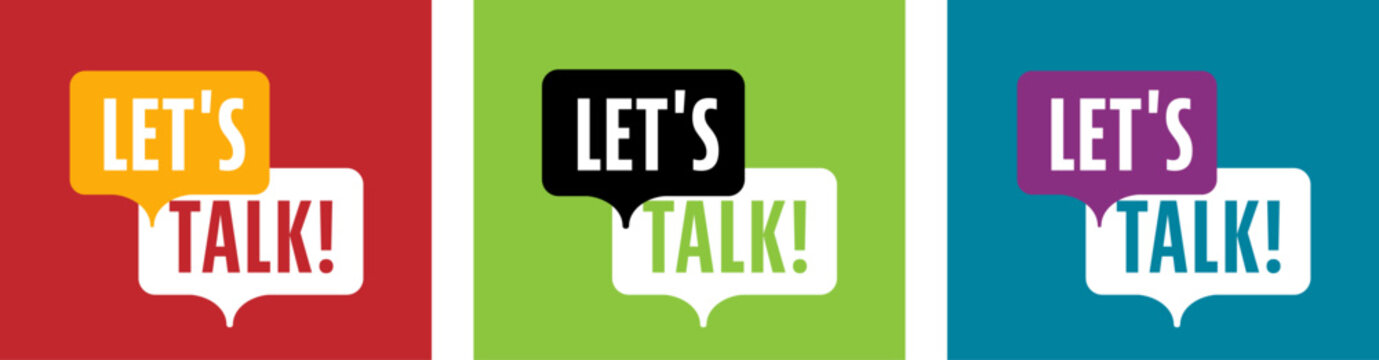 Let's talk