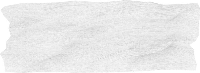 Obraz premium White Wrinkled Adhesive Tape 3D High Quality Isolated