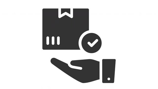 Animated delivered icon