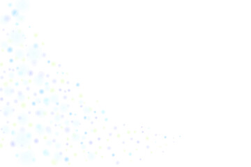 ブルー系の点模様が広がるシンプル背景