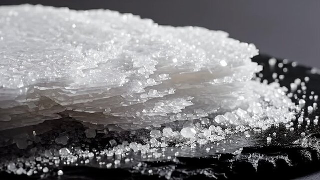 Coarse Salt Crystals Texture Background