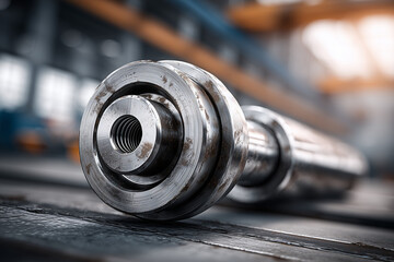 One conveyor belt roller.