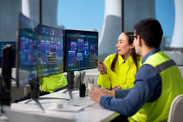 Engineers Monitor Nuclear Power Plant Using SCADA System