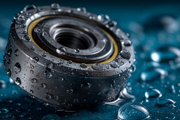 Single industrial bearing assembly.