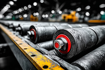 Single factory conveyor roller.