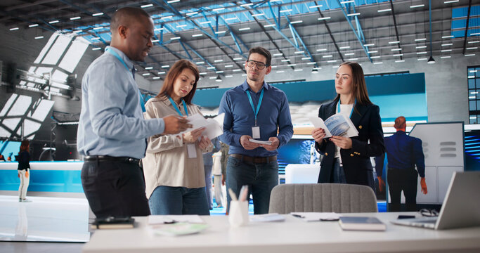 Diverse Group Of People Networking At Sales