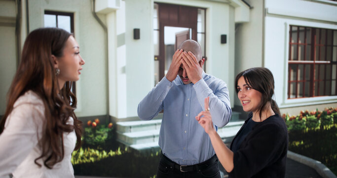 The Mediator: Young Couple Arguing Over Boundary Dispute