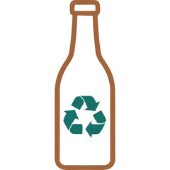 Electronic waste disposal illustration showing a trash bin with circuit board and lightning bolt symbol