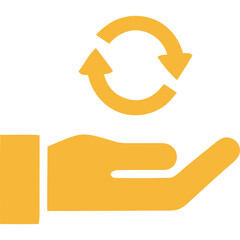 Electronic waste disposal illustration showing a trash bin with circuit board and lightning bolt symbol