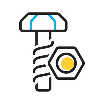 Vector multi color icon for Bolt
