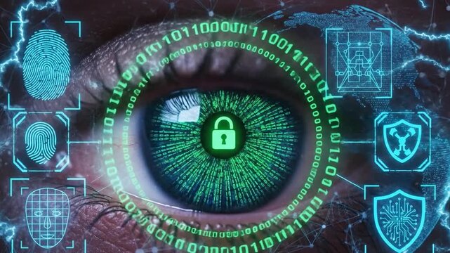 Digital Technology Data Eye Concept