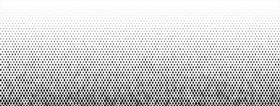 rhombus gradient halftone texture diamond shape dot fading