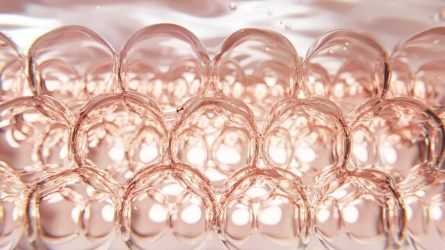 3D animation of nourishing serum penetrating deep into skin layers, representing hydration, rejuvenation, and advanced skincare absorption for enhanced beauty and wellness.