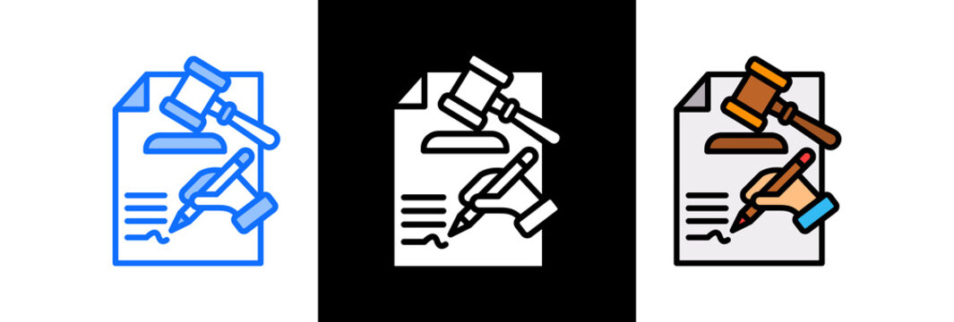 Code Of Conduct triple icon