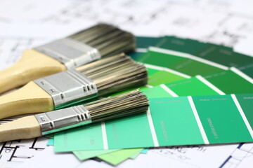 Design new color schema for a home, house, business.