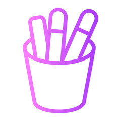 stationery gradient icon