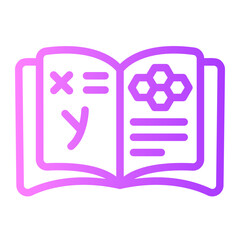 book gradient icon