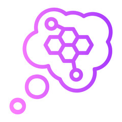 biology gradient icon