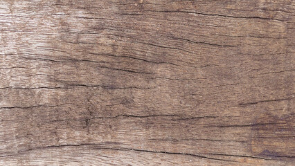 Obraz premium Horizontal Wood Grain Surface with Linear Weathered Timber Texture and Subtle Cracks