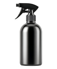 Fototapeta premium spray bottle isolated on pure white background side angle minimal shadow commercial product shot, Realistic Photo