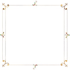 Soft Watercolor Sprout Arch Frame with Fresh Spring Leaves