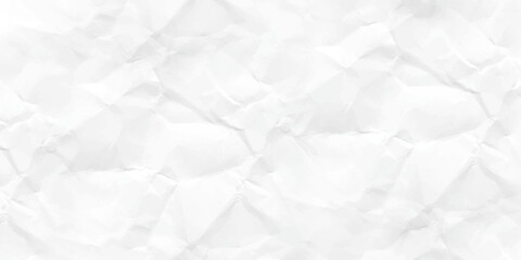 white crumpled paper. White crumpled paper texture background. Paper texture Crumpled White. Top view.