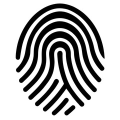 Fingerprint illustration showcasing identity verification and security concept