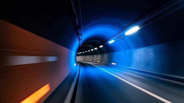 TunnelVision:BlueandOrangeSpeedTunnel
