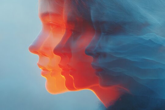 Epigenetic trauma concept connecting biology and emotional inheritance.